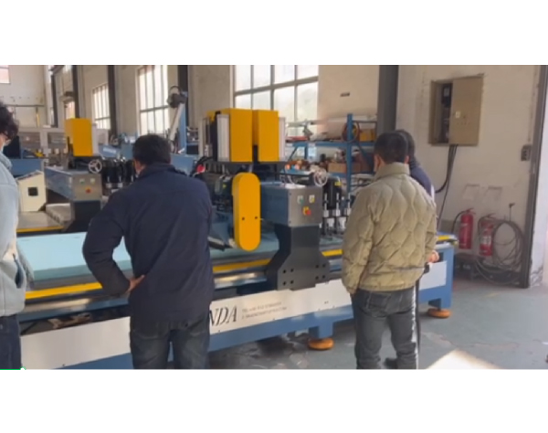 Integrated slotting and perforating machine